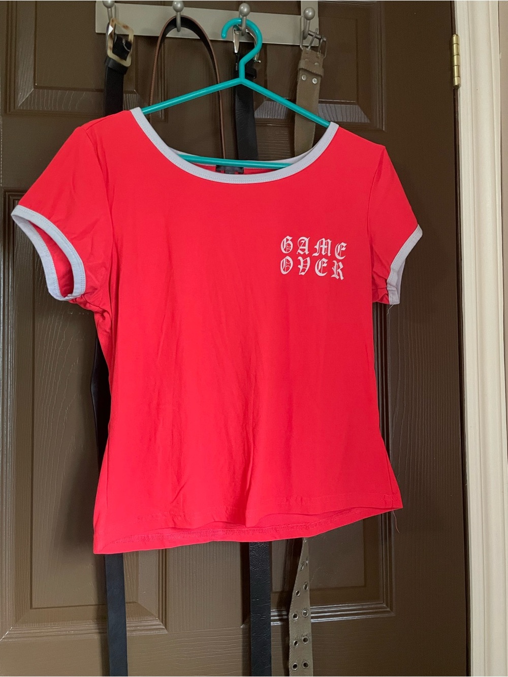 Red 'Game Over' Tee - Brand Ardene Move